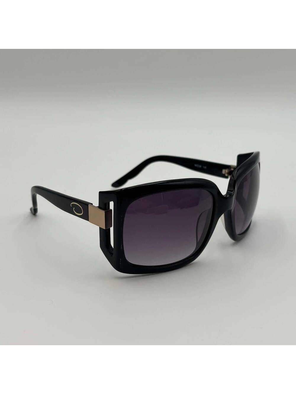 Oscar de la Renta Oversized Black Square Sunglasses SSC5046 - Picture 6 of 7